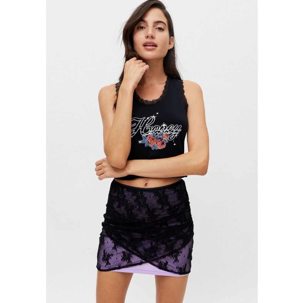 UO Jamie Lace Mini Skirt